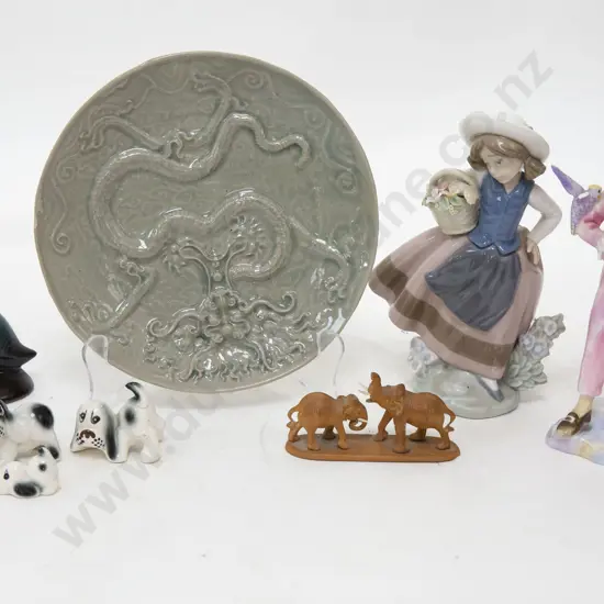 Animal Ornaments and Figures incl. Blue Mountain Pottery