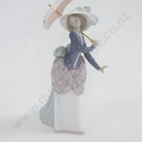 Smaller Lladro Figure of Lady With Parasol
