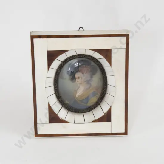 Italian Style Portrait Miniature