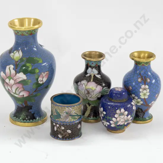 Small Quantity of Assorted Cloisonné