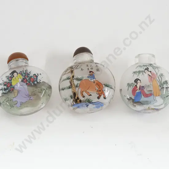 Three Japanese Scent Bottles