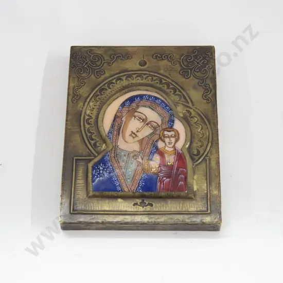 Enamel Religious Icon