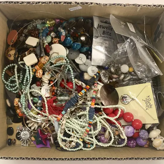 Box of Assorted Costume Jewelry