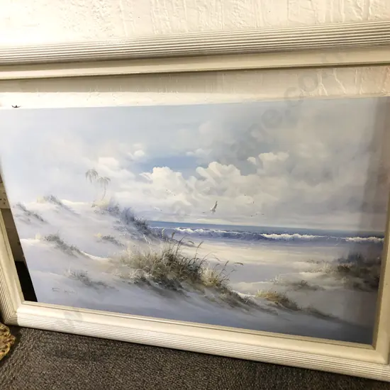 R. Taylor Acrylic on Canvas Seascape