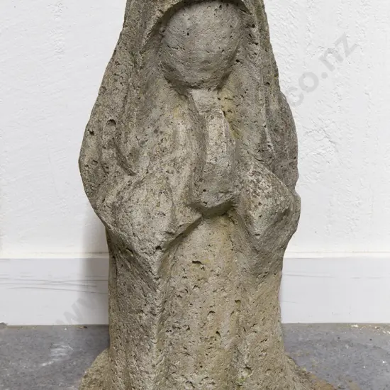Hec Arona Garden Statue of Nun Praying