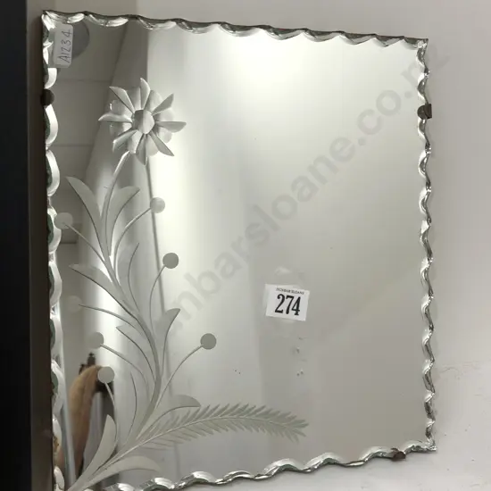 Small Engraved Mirror