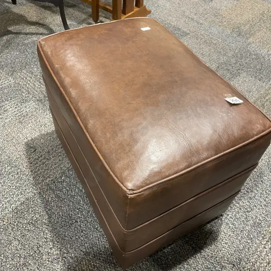 Leatherette Footstool