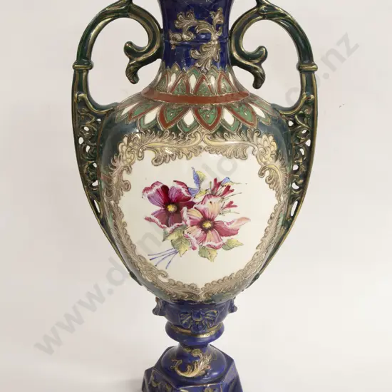 Victorian Satsuma Mantle Urn