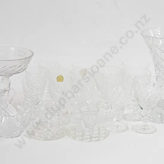 Selection of Crystal Glassware incl. Webb & Corbett