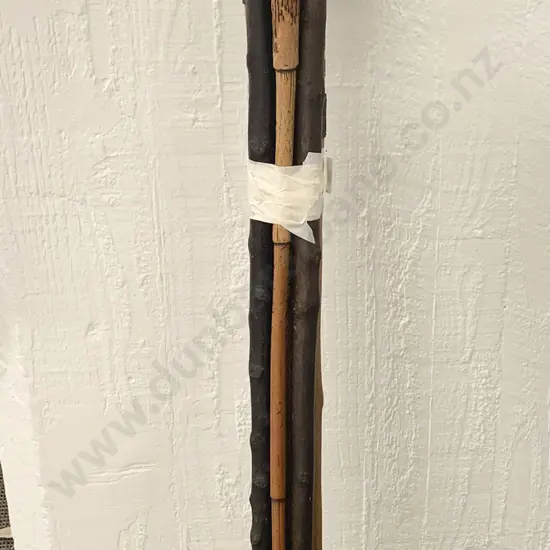 Six Various Walking Sticks
