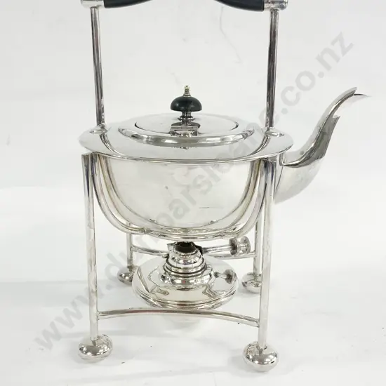 Silver Plate Spirit Kettle