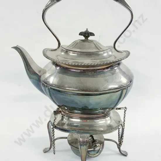 Silver Plate Spirit Kettle