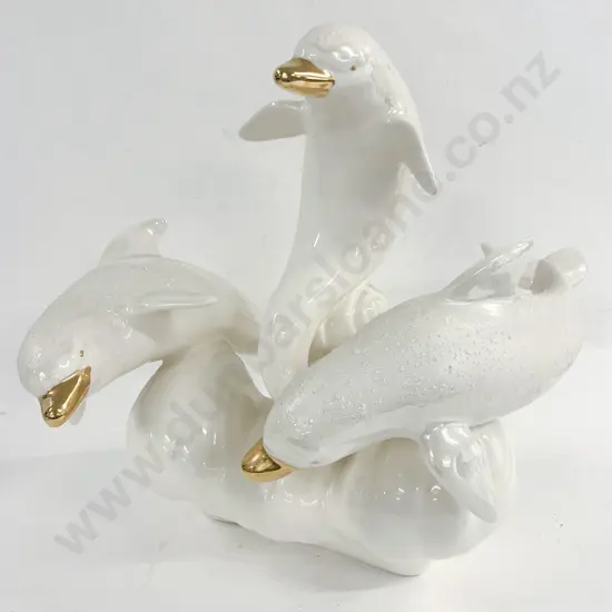 Large Dolphin Ceramic Ornament