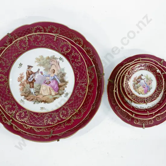 Eight Limoges Plates