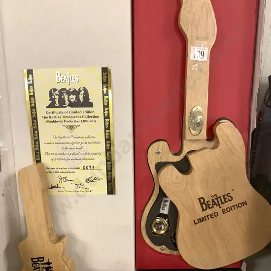 Beatles Boxed Limited Edition Time Piece Collection and Single Watch