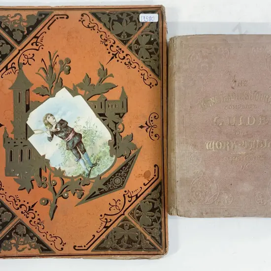 Victorian Scrap Album with Two Work Table Guides