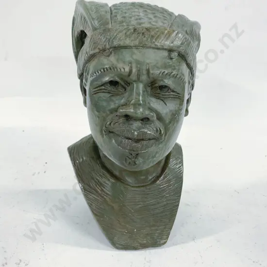 African Stone Bust