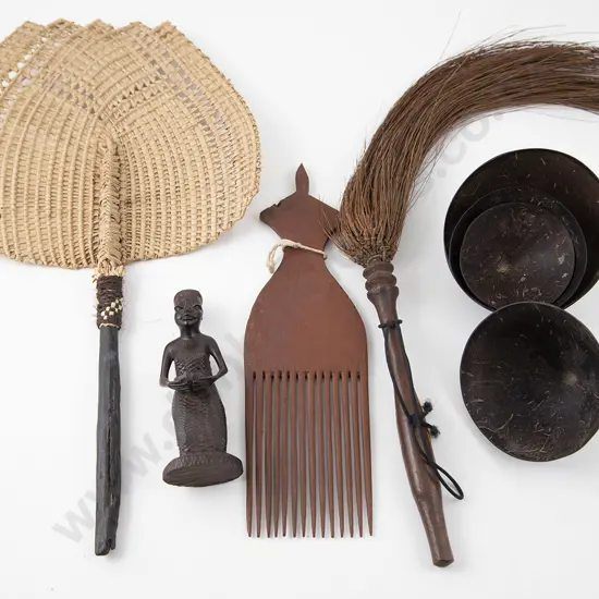 Assorted Tribal Pieces incl. Fly Whisk