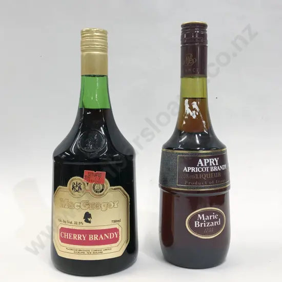 French Apricot Brandy 500ml Together With MacGregor Cherry Brandy 750ml