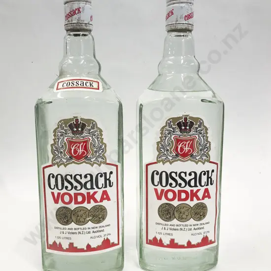 Two Bottle of Cossack Vodka 1.125L