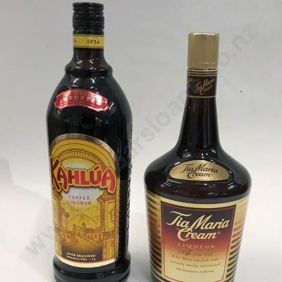Tia Maria Cream Coffee Liqueur 1L together with Kahlua Coffee Liqueur 1L