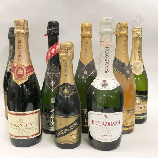 Nine Bottles of Assorted Sparkling