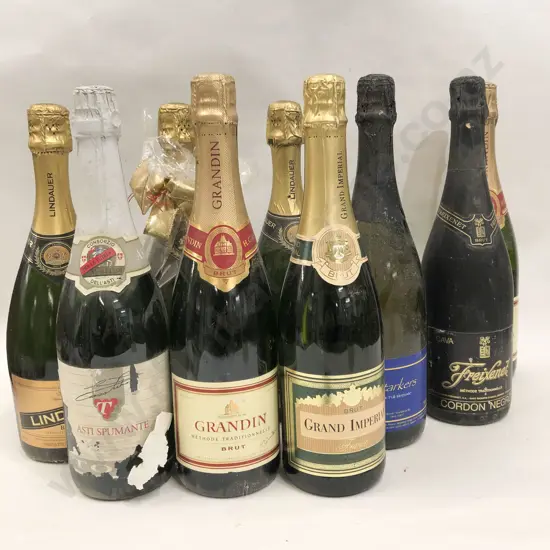 Nine Bottles of Assorted Sparkling