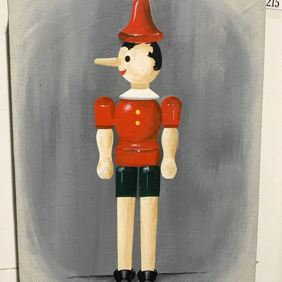 Jason Kelly Acrylic of Pinocchio