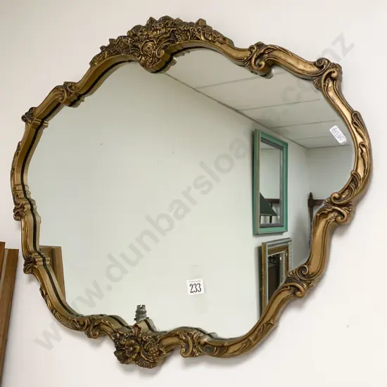 Ornate Gilt Frame Wall Mirror