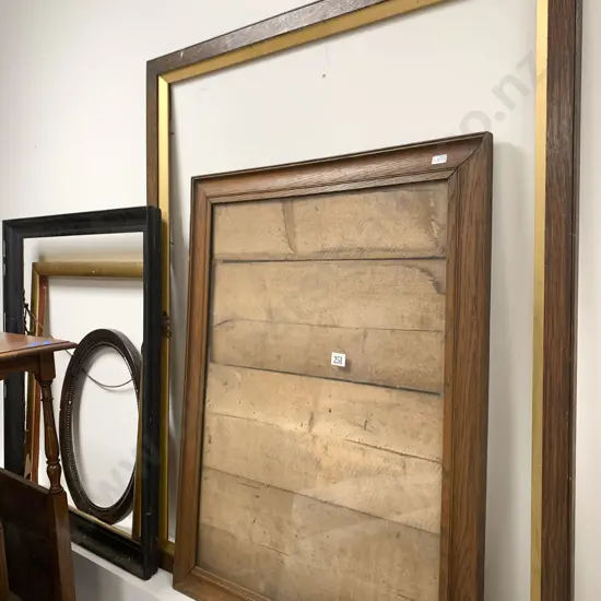 Five Vintage Empty Frames