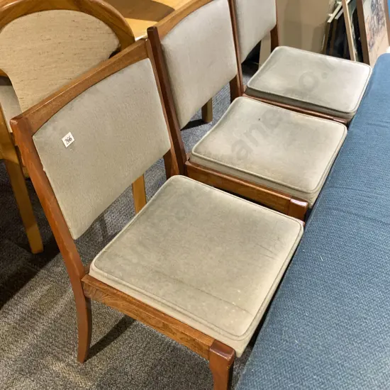 Three Mahogany Dining Chairs