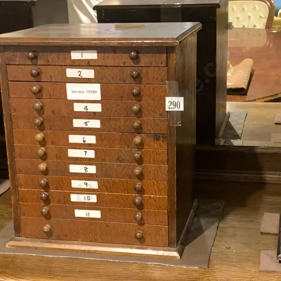 Three Colonial Specimen Cabinets