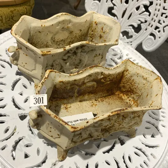 Pair Reproduction Victorian Garden Planters