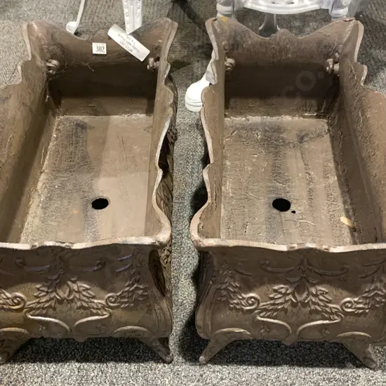 Pair Reproduction Victorian Garden Planters