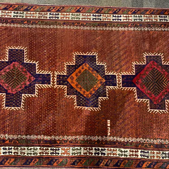 Persian Triple Medallion Rug