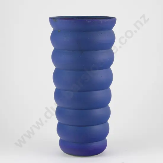 Peter Collis Ribbed Tapering Vase