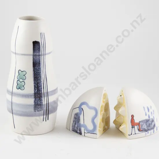Brendan Adams Vase & Salt & Pepper Shakers