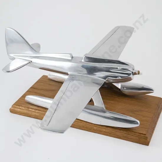 French Schneider Style Metal Trophy Model of a Zephyr Plane