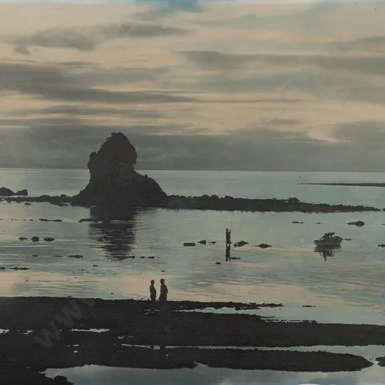 Whites Aviation Hand Coloured Photo of Fifeshire Rock