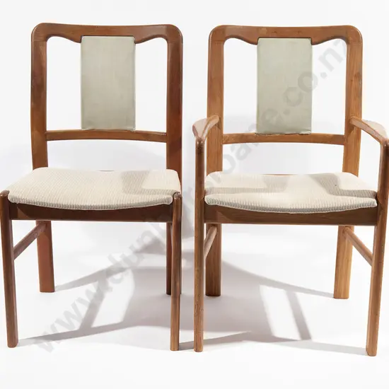 A set of four Danish Boltinge Stolefabrik teak dining chairs
