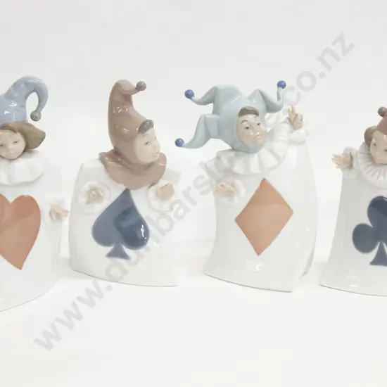 Four Card Form Nao Figures (one with damage)