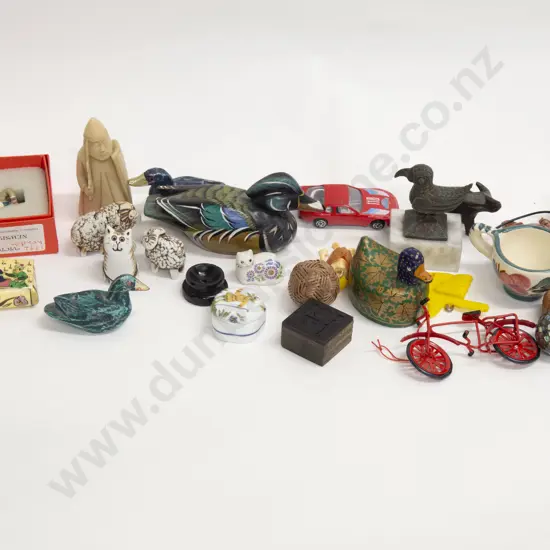 Assorted Miniatures and Animal Ornaments
