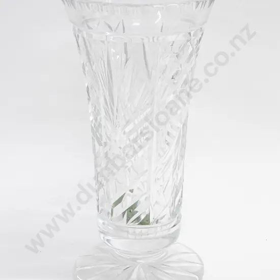 Crystal Trumpet Vase