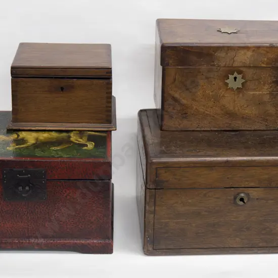 Four Vintage Boxes (some damage)