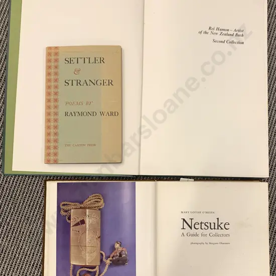 Three Books incl. Netsuke
