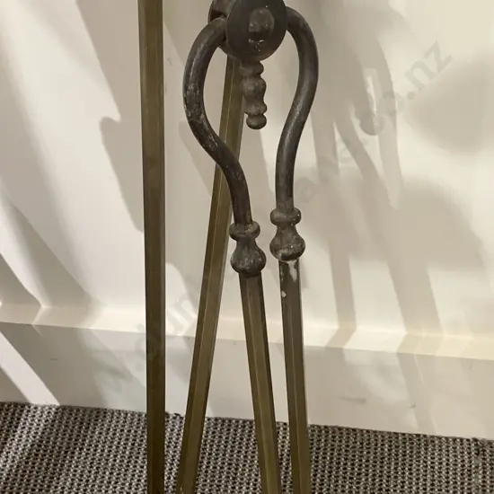 Three Piece Fire Tidy Set with Ceramic Handles