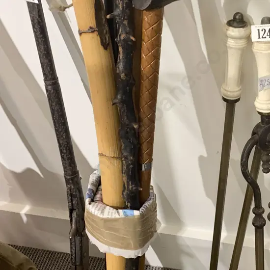 Five Assorted Walking Sticks