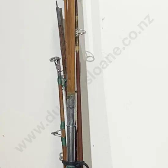 Quantity of Assorted Vintage Fishing Rods