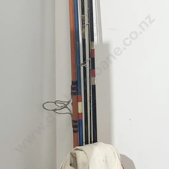 Quantity of Assorted Vintage Fishing Rods