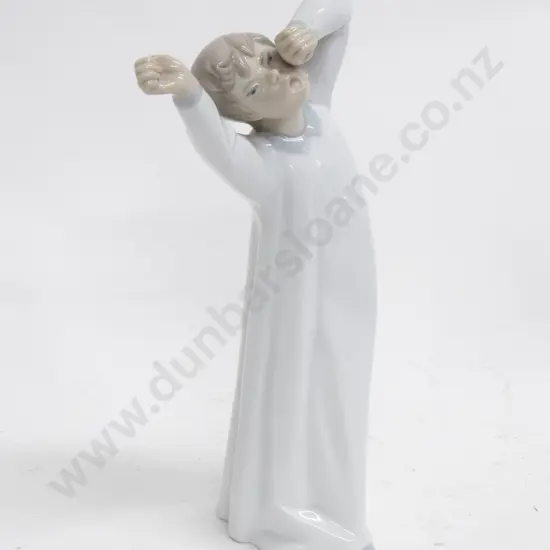 Lladro Figure of Yawning Boy